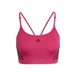 adidas Aeroreact Low-Support 3 Stripes Sport-BH Damen - Pink, Größe S