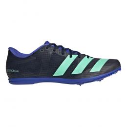 adidas Distancestar Spikeschuh - Blau, Türkis, Größe 40 2/3