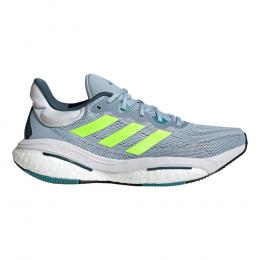 adidas Solar Glide 6 Neutralschuh Herren - Blau, Limette, Gr&ouml;&szlig;e 47 1/3