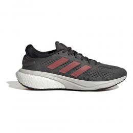 adidas Supernova 2 Neutralschuh Damen - Grau, Rot, Gr&ouml;&szlig;e 41 1/3