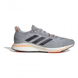 adidas Supernova + Neutralschuh Herren - Grau, Koralle, Gr&ouml;&szlig;e 49 1/3