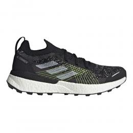 adidas Terrex Two Ultra PR Trailschuh Herren - Schwarz, Neongelb, Gr&ouml;&szlig;e 46 2/3