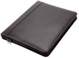 Alassio Ringbuchmappe , MONZA, , A4, Nappa-Leder, schwarz