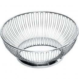 Alessi 826 DRAHTKORB - silber - Ø 20,5 cm - Höhe 7,7 cm