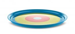 Alessi Alessini Con-Centrici Tablett - mehrfarbig - Ø 35 cm - Höhe 2,5 cm