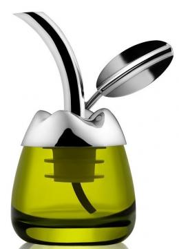 Alessi MSA32 FIOR D'OLIO Olivenölkoster mit Ausgießer - hellgrau - H 6 cm