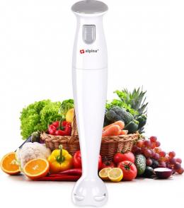 alpina Stabmixer - Pürierstab - 150 Watt - 1 Stufe - Edelstahl