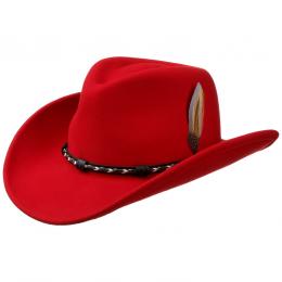 Amasa VitaFelt Westernhut by Stetson  , Gr. M (56-57 cm), Fb. rot