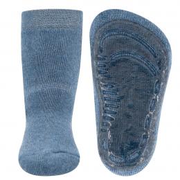 Antirutsch-Kindersocken – Jeans-Melange – 17-18