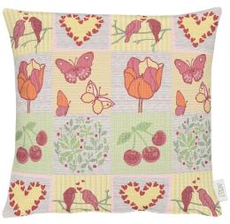 Apelt Happy Easter 5313 Kissenh&uuml;lle - gelb/bunt - 46x46 cm