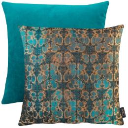 Apelt Saphir Christmas Elegance Kissenh&uuml;lle - petrol - 46x46 cm