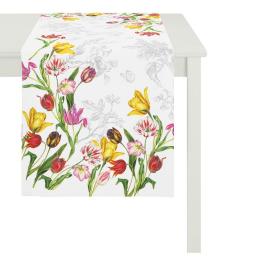 Apelt Springtime 5305 Tischl&auml;ufer - rot/bunt - 48x140 cm