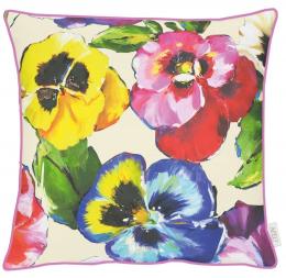 Apelt Summer Garden 9584 Kissenh&uuml;lle - gelb/bunt - 49x49