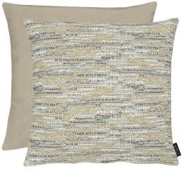 Apelt Uni-Basic Tweed Wendekissenhülle - natur - 46x46 cm