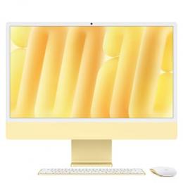 Apple iMac Gelb CZ1EK-01100000 - 61cm(24‘‘) M4 10-Core CPU, 10-Core GPU, 24GB RAM, 512GB SSD, Standardglas, Magic Keyboard TID