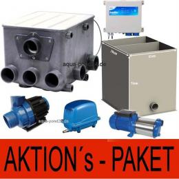 Aquaforte --AKTION Paket-- Trommelfilter+Biokammer+Pumpen