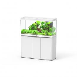Aquatlantis Aquariumkombination Splendid 240l - 120x40 cm Piano Wei&szlig;