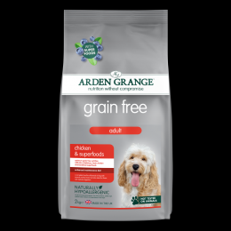 Arden Grange | Grain free Adult Huhn & Superfoods | 4 x 2 kg