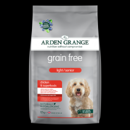 Arden Grange | Grain free Light/Senior Huhn & Superfoods | 2 x 12 kg