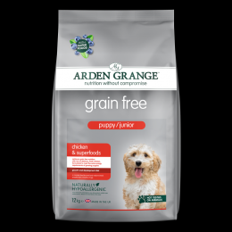 Arden Grange | Grain free Puppy/Junior Huhn & Superfoods | 2 x 12 kg