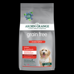Arden Grange | Grain free Puppy/Junior Huhn & Superfoods | 4 x 2 kg