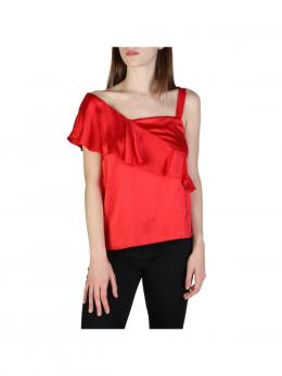 Armani Exchange Seidentop Rot Frühjahr/Sommer Damen, Größe XL