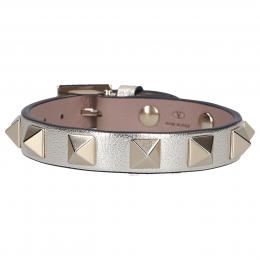 Armband ROCKSTUD Kalbsleder Nieten silber gold