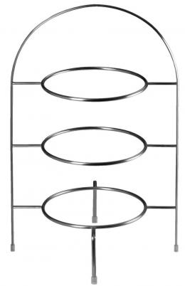 ASA ATABLE Etagere 3-stufig für Dessertteller - weiß - Ø 21 cm - Höhe 36,5 cm