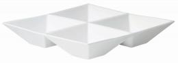 ASA QUADRATO Schale quadratisch - wei&szlig; - 22x22 cm - H 4 cm