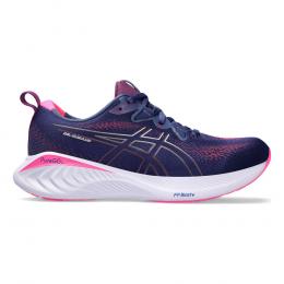 ASICS Gel-Cumulus 25 Neutralschuh Damen - Dunkelblau, Pink, Größe 37.5