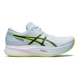 ASICS Magic Speed 2 Wettkampfschuh Damen - Hellblau, Neongrün, Größe 37