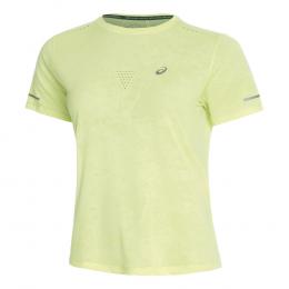 ASICS Metarun Pattern Laufshirt Damen - Neongelb, Größe L