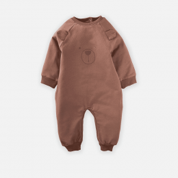 Baby Strampler Bear- Braun