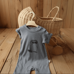 Baby Strampler - Dunkelgrau