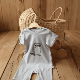 Baby Strampler - Hellgrau