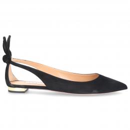 Ballerinas BOW TIE 05 Veloursleder