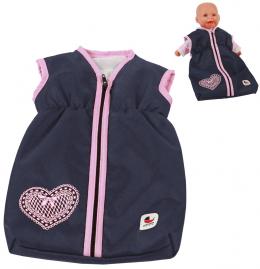 BAYER CHIC 2000® Puppenschlafsack (Melange Navy-Grau)