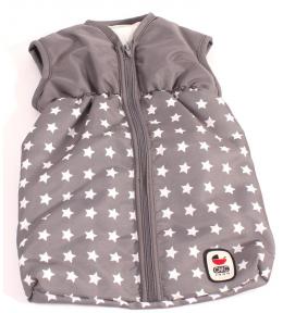 BAYER CHIC 2000® Puppenschlafsack Sternchen (Grau-Weiß)