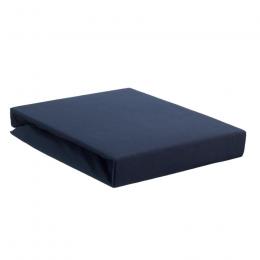 Beddinghouse Premium Jersey-Lycra-Splitt-Topper-Spannbettlaken - Blau - 180x200-220 cm