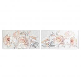 Bild DKD Home Decor 120 x 3 x 60 cm Blomster Shabby Chic (2 St&uuml;ck)