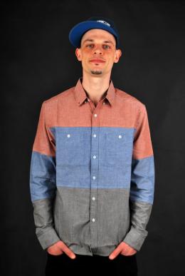 Billabong Hemd Newark Chambray LS Blue L