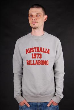 Billabong Pullover University CR Elephant Grey Sweatshirt Gr. S