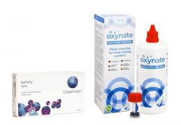 Biofinity Toric (3 Linsen) + Oxynate Peroxide 380 ml mit Behälter