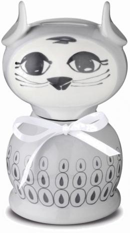 Björn Winblad Miranda Sparkatze Spardose - grau - Höhe 17 cm