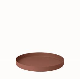 blomus REO Ablageschale - medium - rustic brown - Ø 30,5 cm - Höhe 2,5 cm