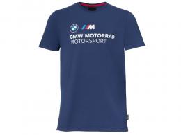 BMW M Motorsport T-Shirt Herren (blau) Farbe: Blau Größe: L