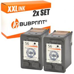 Bubprint 2 Druckerpatronen kompatibel für HP 56 black