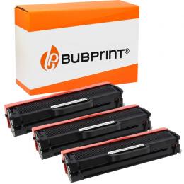 Bubprint 3x Toner black kompatibel für Samsung MLT-D111 MLTD111 Xpress M2020