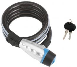 BURG-W&Auml;CHTER Kabel-Fahrradschloss 1650 180 Reflex, 1.800 mm