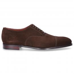 Businessschuhe Oxford Veloursleder braun